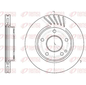 Brzdový kotouč Brzdový kotouč REMSA 6527.10