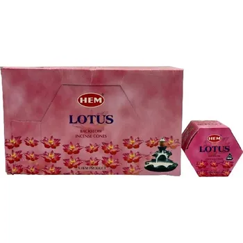 Vonná tyčinka Indické vonné tyčinky backflow Lotos, HEM