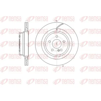 Brzdový kotouč Brzdový kotouč REMSA 61404.10