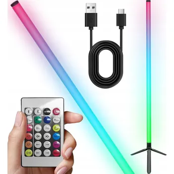 Stojací lampa LAMPA STOJĄCA LED S DÁLKOVÝM OVLÁDÁNÍM, 16 BAREV PRO ATMOSFÉRU