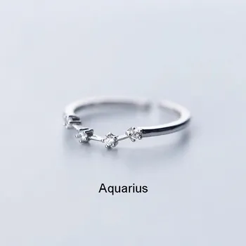 Prsten Minimalistický zirkonový nastavitelný prsten znamení | šperk - RI20Y0096-1 , měnitelná velikost