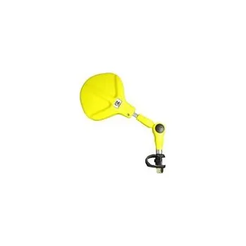 Zrcátko pro motocykl Zrcátko BARRAC Froggy žluté sklopné s klemou
