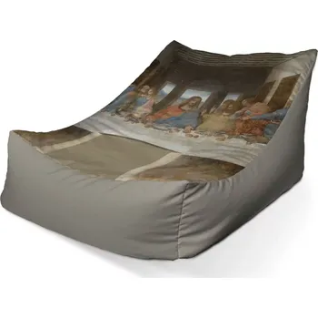 Sedací pytel Sablio Sedací vak Lounge Poslední večeře - Leonardo da Vinci - 80 x 95 x 50 cm