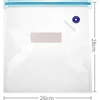 Vakuové sáčky znovupoužitelné bpa free | vakuové balení - 26x28cm , 1 kus