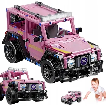 ostatní stavebnice SADA KOSTEK 485 DÍLKŮ TERÉNNÍ AUTO HRAČKA STAVEBNICE DIY