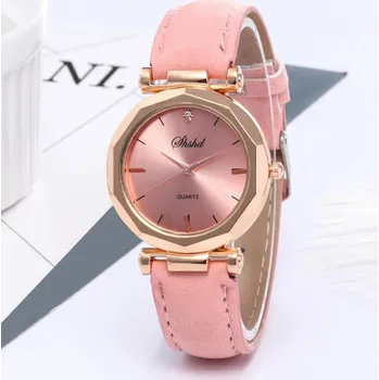 Hodinky Módní quartz hodinky | doplňky - Růžový