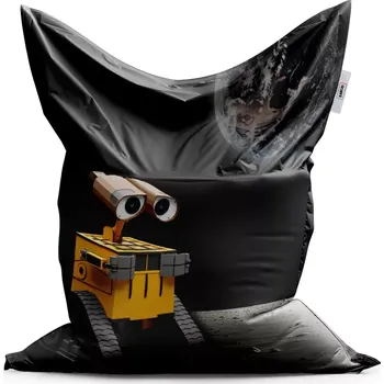 Sedací pytel Sablio Sedací vak Classic Wall-E robot Měsíc - 200x140 cm