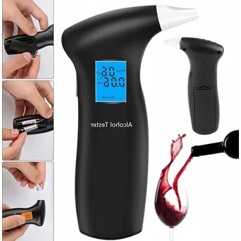 IP kamera BEDEE ALKOHOL TESTER PROFESIONÁLNÍ LCD 12 NÁUSTKŮ POLICEJNÍ PŘESNOST