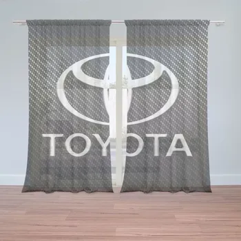 Záclona Sablio Záclony Toyota Carbon: 2ks 150x250cm