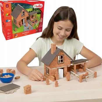 ostatní stavebnice Stavebnice Cihličky Stavebnice Stavební pro děti Teifoc Farma 230 dílků