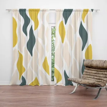 Závěs Sablio Závěsy Harmonie tvarů: 2ks 140x250cm