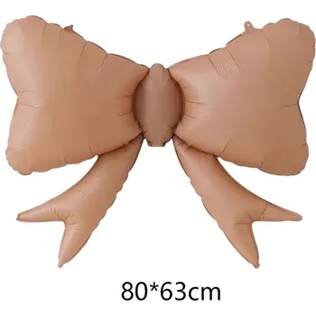 Party dekorace Barevná motýlí dekorace | balónek - karamel s lukem , Ostatní