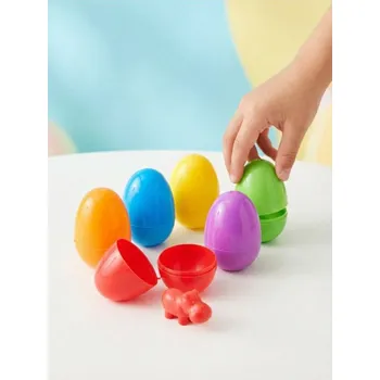 Figurka Sinsay - Hračka - Sada 6 vajec s figurkami zvířat - vícebarevná - 965DL-MLC - 965DL-MLC-ONE