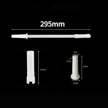 Silikonové dlouhé brčko univerzální | náhradní brčko - 295 mm