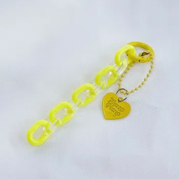 Klíčenka srdce akrylový přívěsek dámský | klíčenka - 04