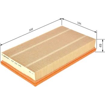 Vzduchový filtr Vzduchový filtr BOSCH 1 457 433 546