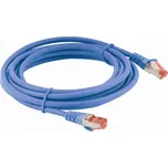 S/FTP patchkabel kat. 6, LSOH, 25m, modrý