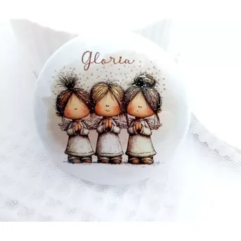 Kosmetické zrcátko Andělské Gloria, zrcátko průměr 58 mm, 1 kus