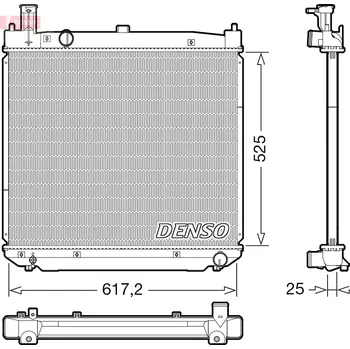 Auto-moto Chladič, chlazení motoru DENSO DRM50141
