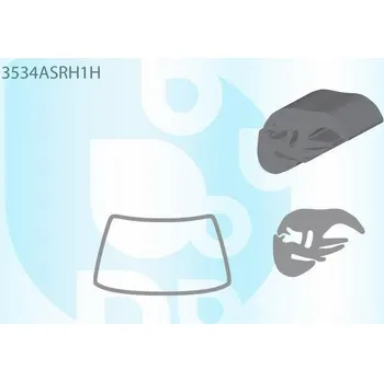 Autosklo PILKINGTON Gumové těsnění čelního okna AS 3534ASRH1H