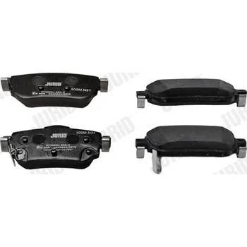 Auto-moto Sada brzdových destiček, kotoučová brzda JURID 573658J