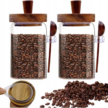 Sklenice Sklenice s těsněním 2 Ks do myčky nádobí Skladování koření