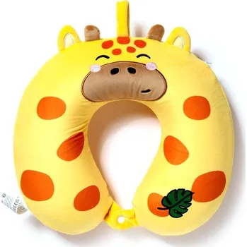 Cestovní polštářek Relaxeazzz Dětský cestovní polštářek z paměťové pěny Typ: Žirafa Raffi - doprava zdarma od 1499 Kč