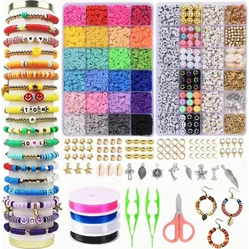 kreativní sada Ploché duhové korálky sada písmen | kreativní doplněk - H1440-3