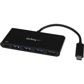 USB hub StarTech.com 4 Port USB-C Hub with 4 USB Type-A Ports (USB 3.0 SuperSpeed 5Gbps), 60W Power Delivery Passthrough Charging, USB 3.1 Gen 1/USB 3.2 Gen 1 Laptop Hub Adapter, MacBook, Dell - Windows/macOS/Linux (HB30C4AFPD) - Rozbočovač - 4 x SuperSpeed USB 3