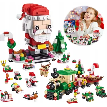 ostatní stavebnice STAVEBNICE ADVENTNÍ KALENDÁŘ 578 DÍLKŮ VÁNOČNÍ SADA