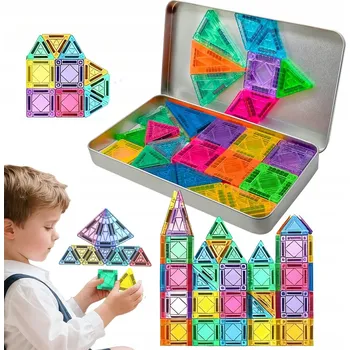 ostatní stavebnice Magnetické stavební stavebnice Rainbow Creative Pack 34 dílků
