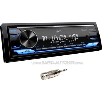 Audio Autorádio DACIA Duster I. 2010-2013 JVC KD-X382BT Bluetooth s instalační sadou