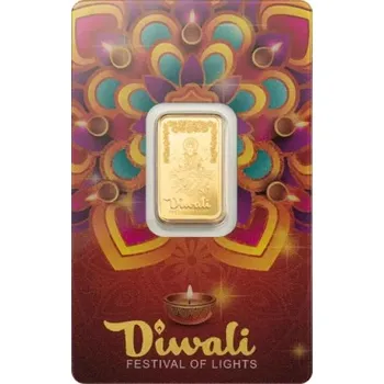 Zlatý slitek PAMP Diwali Lakshmi & Rangoli 5 g