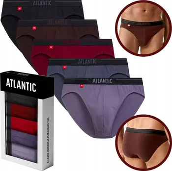 Pánské oblečení 5-BALENÍ Pánské sportovní slipy slipy Atlantic M