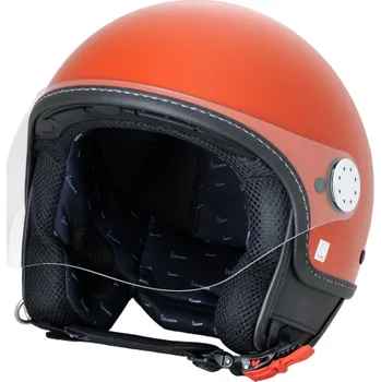 Helma na motorku Vespa helma Visor 4.0 ECE 22.06 Jethelm červená – M