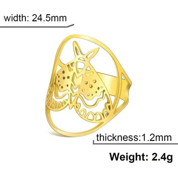 Prsten Nastavitelný prsten s motýlem | šperky - D