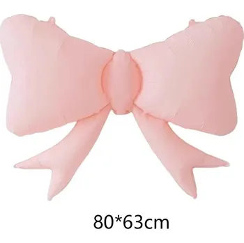 Party dekorace Barevná motýlí dekorace | balónek - Růžová mašle , Ostatní