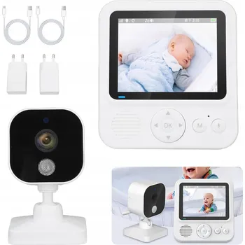 IP kamera ELEKTRONICKÁ DĚTSKÁ CHŮVIČKA S OTOČNOU KAMEROU BABY MONITOR LCD displej 2.8" HD