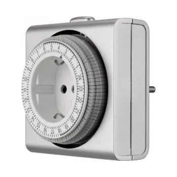 Elektrická zásuvka REV stříbrná nástěnná Elektrická Zásuvka