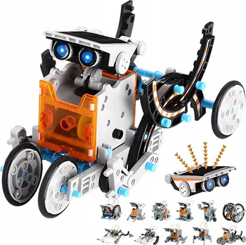 ostatní stavebnice Solární robotická stavebnice 12v1, 190 dílků – vzdělávací hračka pro děti, učí základy inženýrství