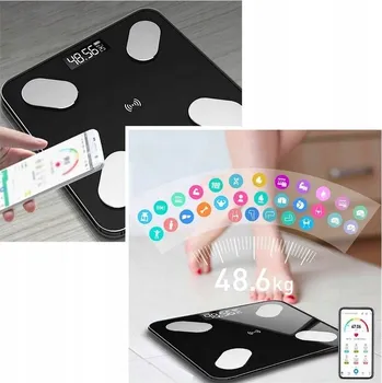 Osobní váha ANALYTICKÁ KOUPELNOVÁ VÁHA SMART 25v1 APK LCD 180 KG - SLEDUJTE SVÉ POKROKY