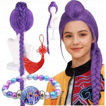 Karnevalová paruka Rumi Demon Hunters Paruka fialová