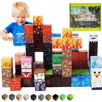 ostatní stavebnice VZDĚLÁVACÍ MAGNETICKÉ STAVEBNICE 100 KS STEM ROZVÍJEJÍ DĚTSKOU KREATIVITU 3+