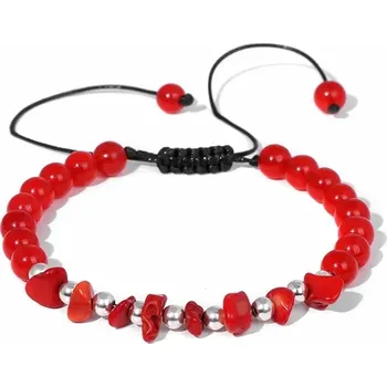 Náramek Přírodní pletený náramek | minerální šperk - Styl5