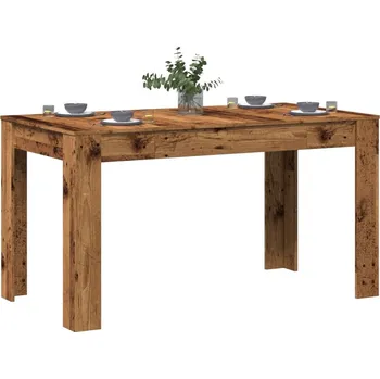 Jídelní stůl vidaXL Jídelní stůl 140 x 74,5 x 76 cm kompozitní dřevo [804204] Barva: Staré dřevo