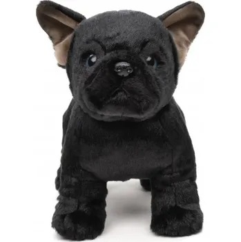 plyšák Plyšák pes francouzský buldoček černý Uni-Toys 26 cm