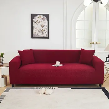 Napínací potah Elastický potah sedačky jacquard | bytový textil - barva 09 , 1pc Single set