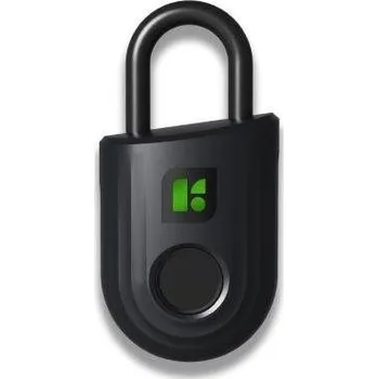 Visací zámek Visací zámek Igloohome Padlock Lite - chytrý visací zámek, otisk prstu, černá