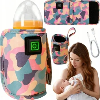 Ohřívač a sterilizátor Přenosný elektrický ohřívač lahví a sklenic na mléko, cestovní