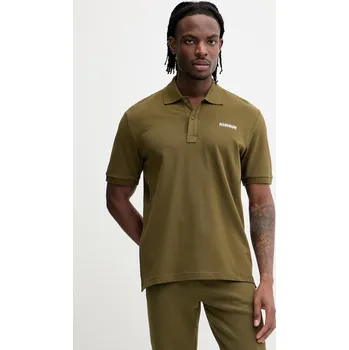 Pánské tričko Polo tričko Napapijri SMALL BOX NP0A88TQG3A1 zelená 91X, vel. L